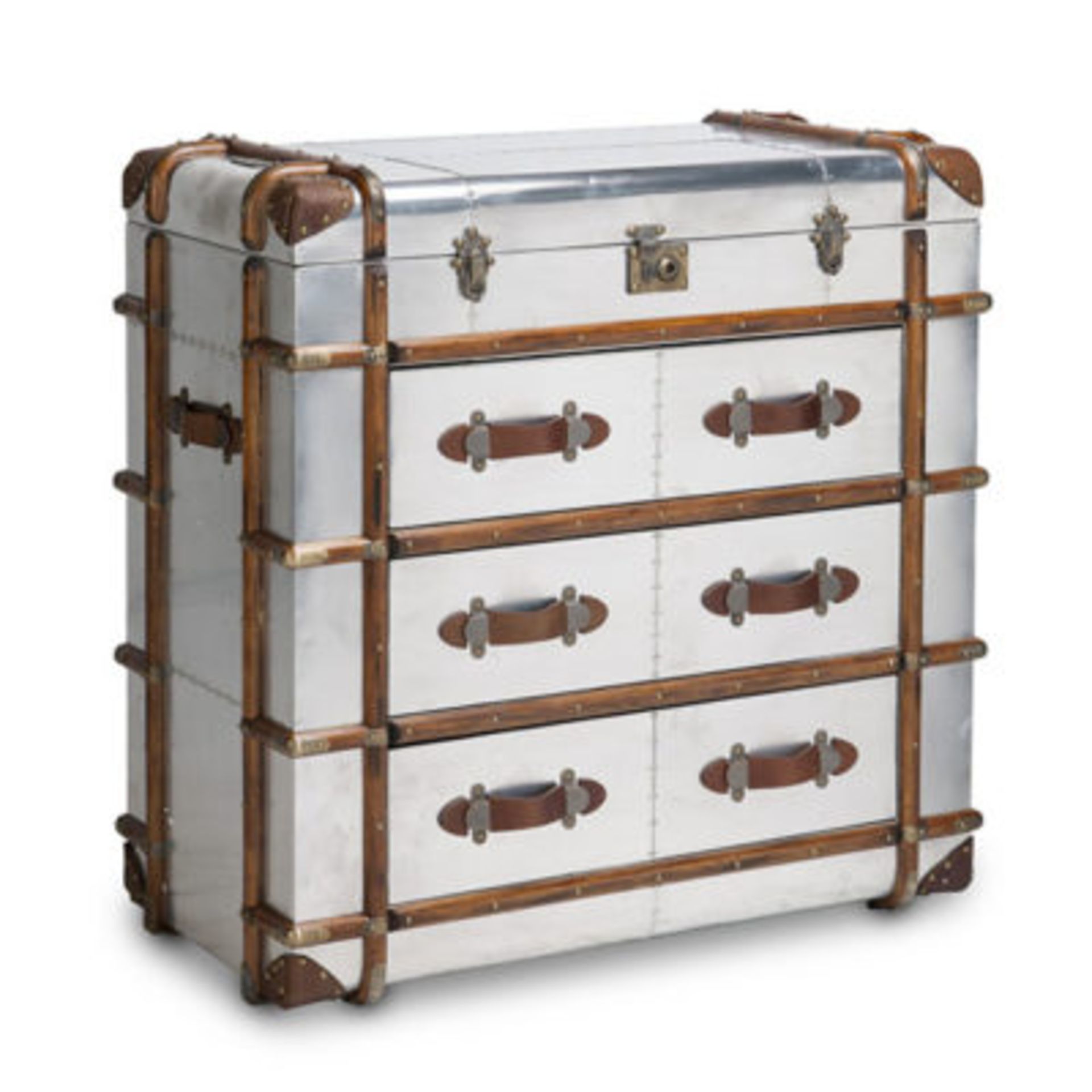 Stonyhurst Chest Medium -Spitfire 100 X 50 X 80cm Stonyhurst Chest Med With Leather Band At Abs