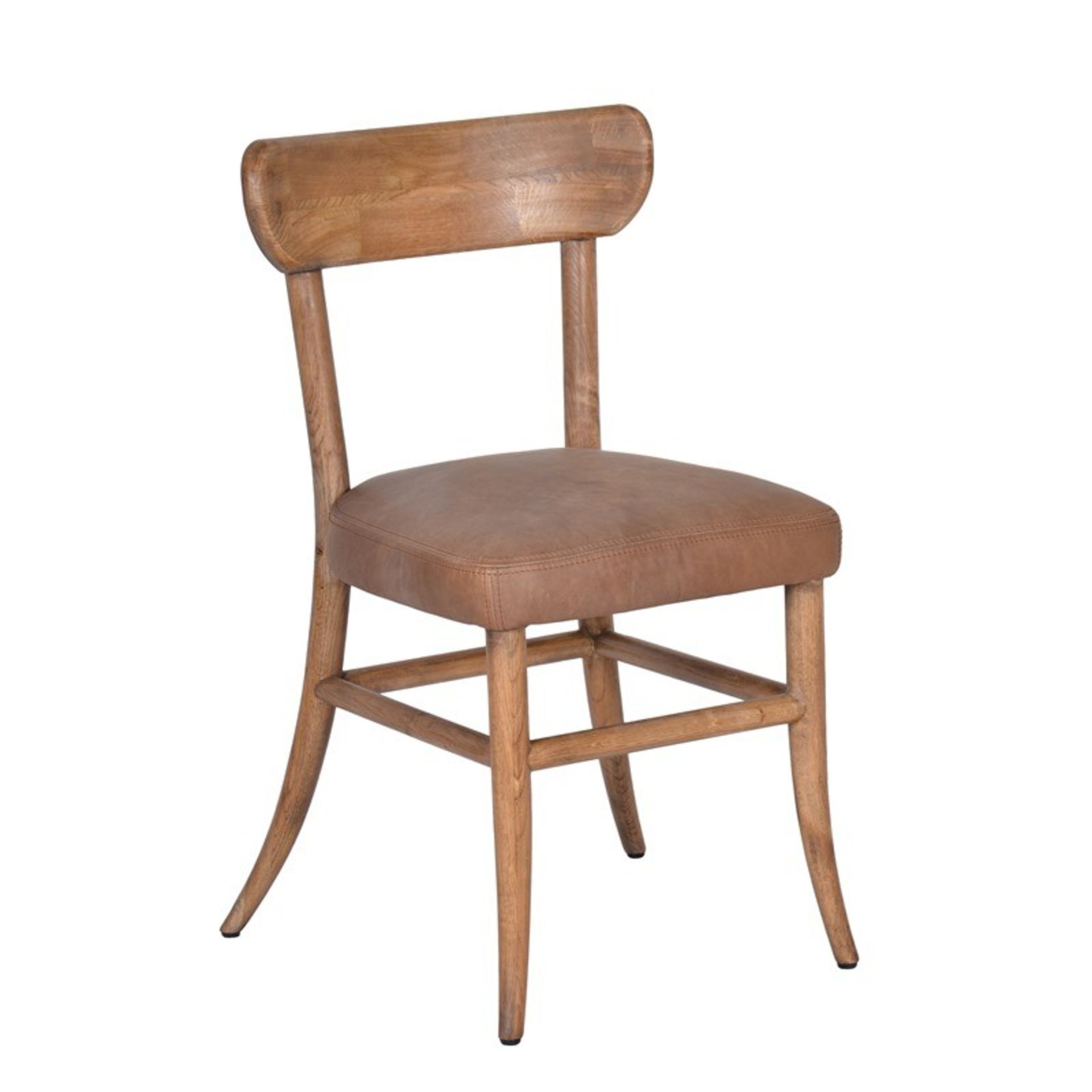 Sansa Dining Chair Destroyed Black & Weathered Oak 52 X 53 X 83 5cm Relaxed Dining Under The Swaying - Image 2 of 2