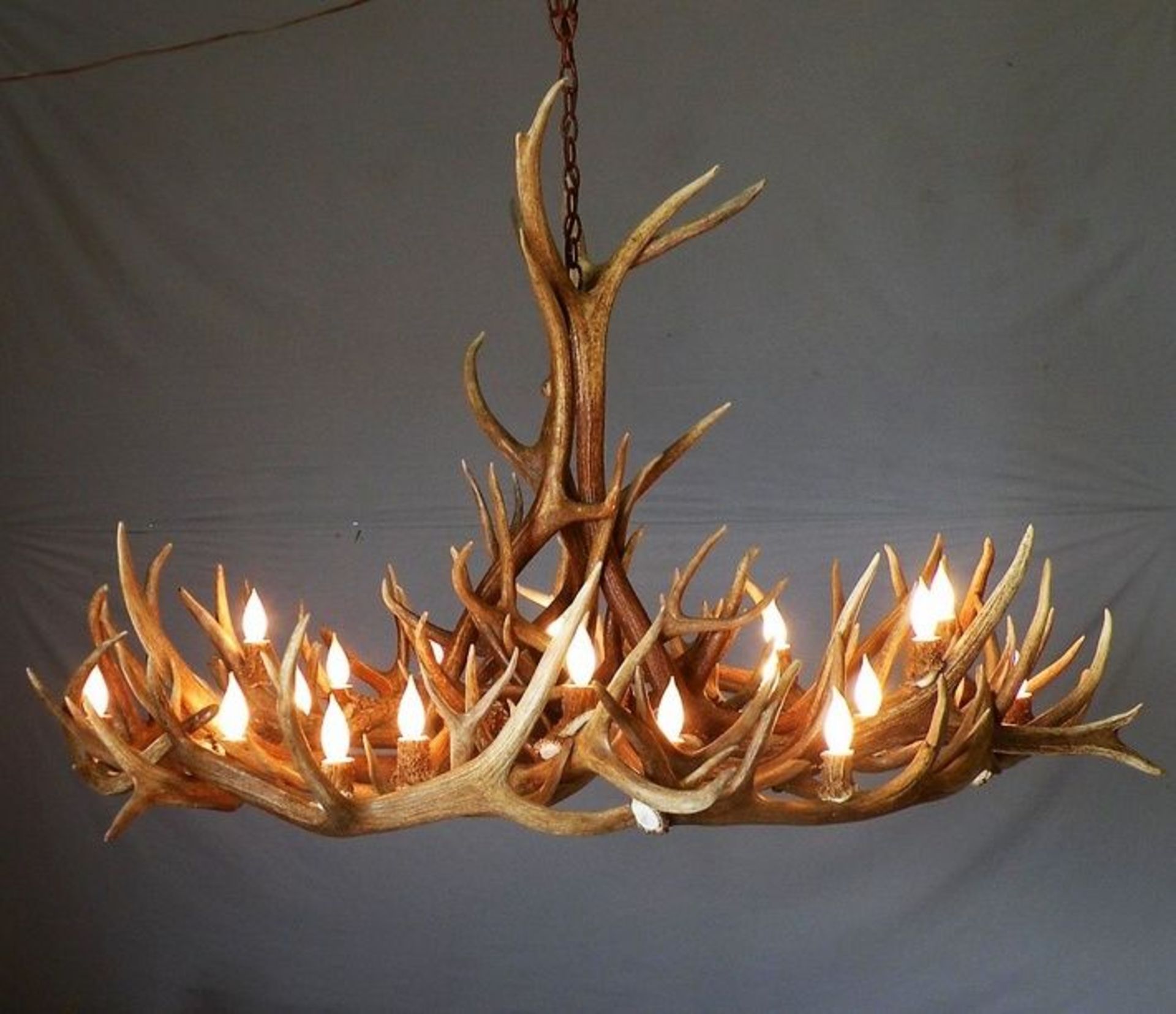 Antler Oval Chandelier Metallisation Update your interiors and create a statement with our