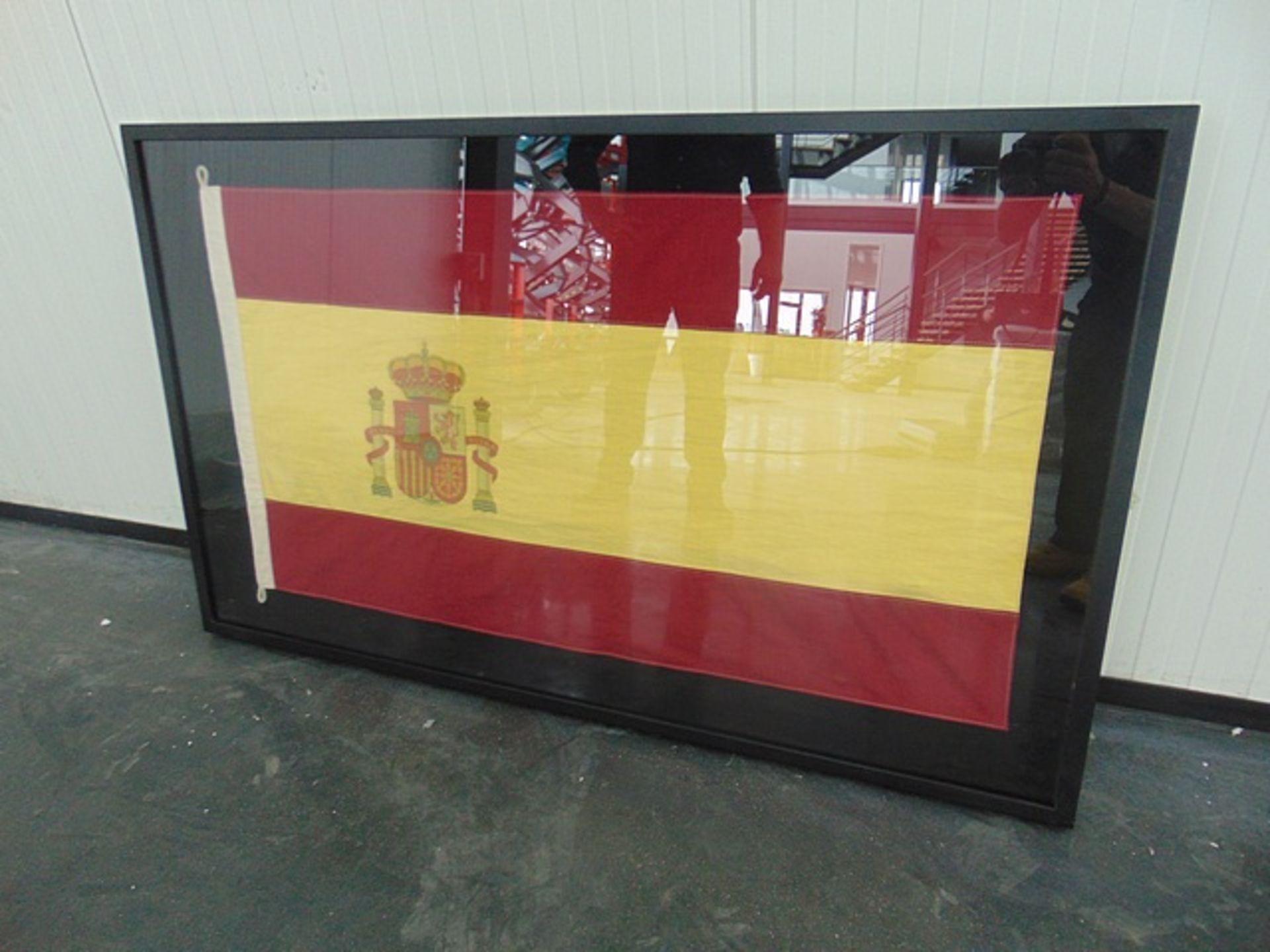 Flag Medium Shadow Box Spain 150 X 6 X 90cm