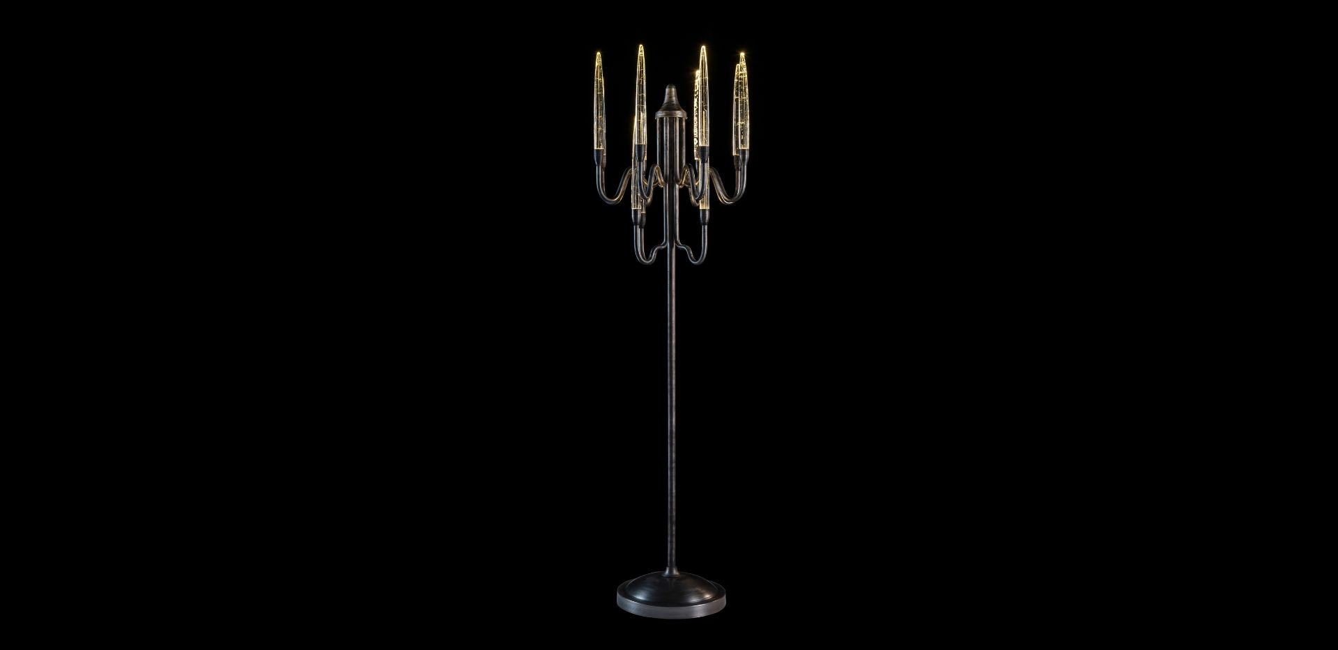 Stalagmite Floor Lamp-Natural 53 X 53 X 176cm Inspired By The Crystallised Rock Formations That Grow - Image 2 of 2