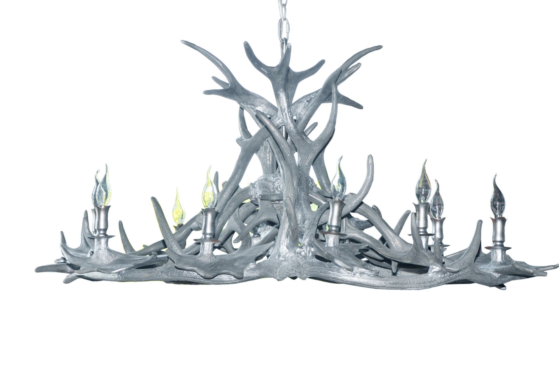 Antler Oval Chandelier Metallisation Update your interiors and create a statement with our - Image 2 of 2