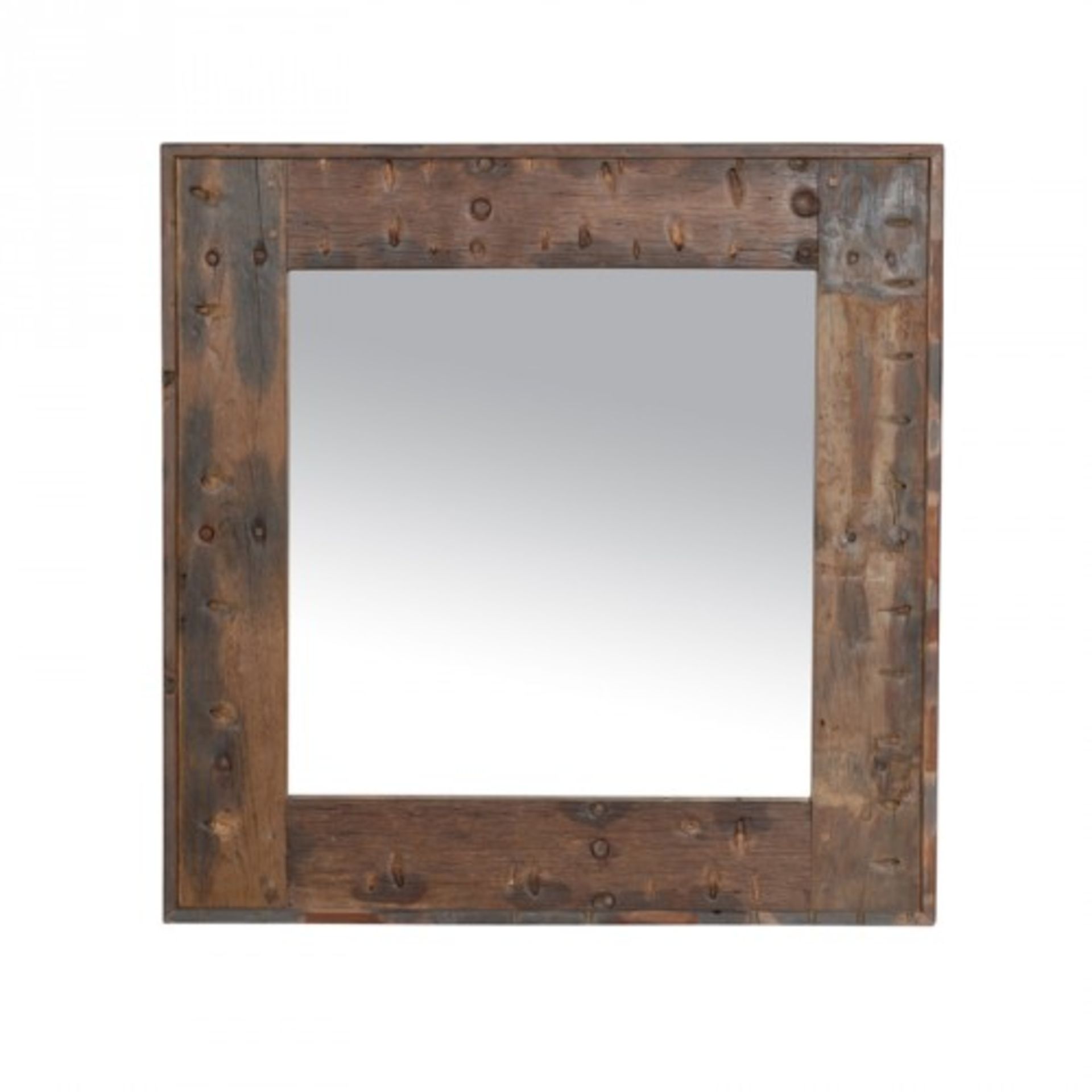 Axel Square Mirror Natural The Axel Mirror Crosses Old World And Industrial With Its Combination - Image 2 of 2