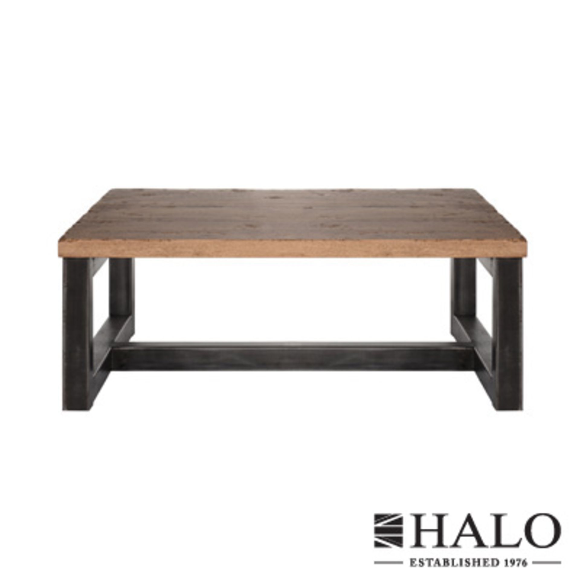 Iron Oak Coffee Table Saloon 152 4 X 91 4 X 45cm - Image 2 of 2