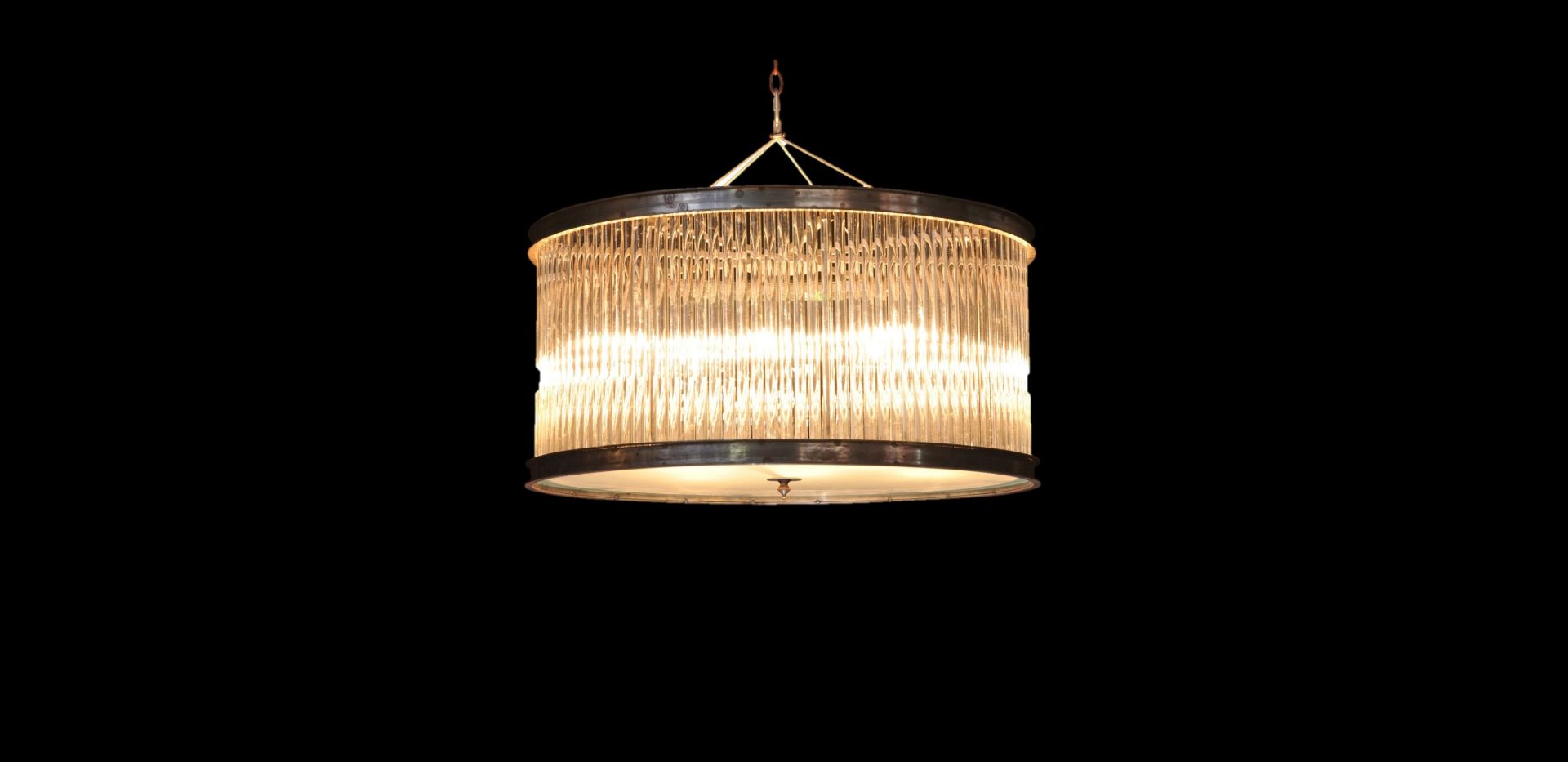 Rod X Pendant 30cm The Rod Chandelier Is A Modern Day Interpretation Of Venetian Murano Brass And - Image 2 of 2