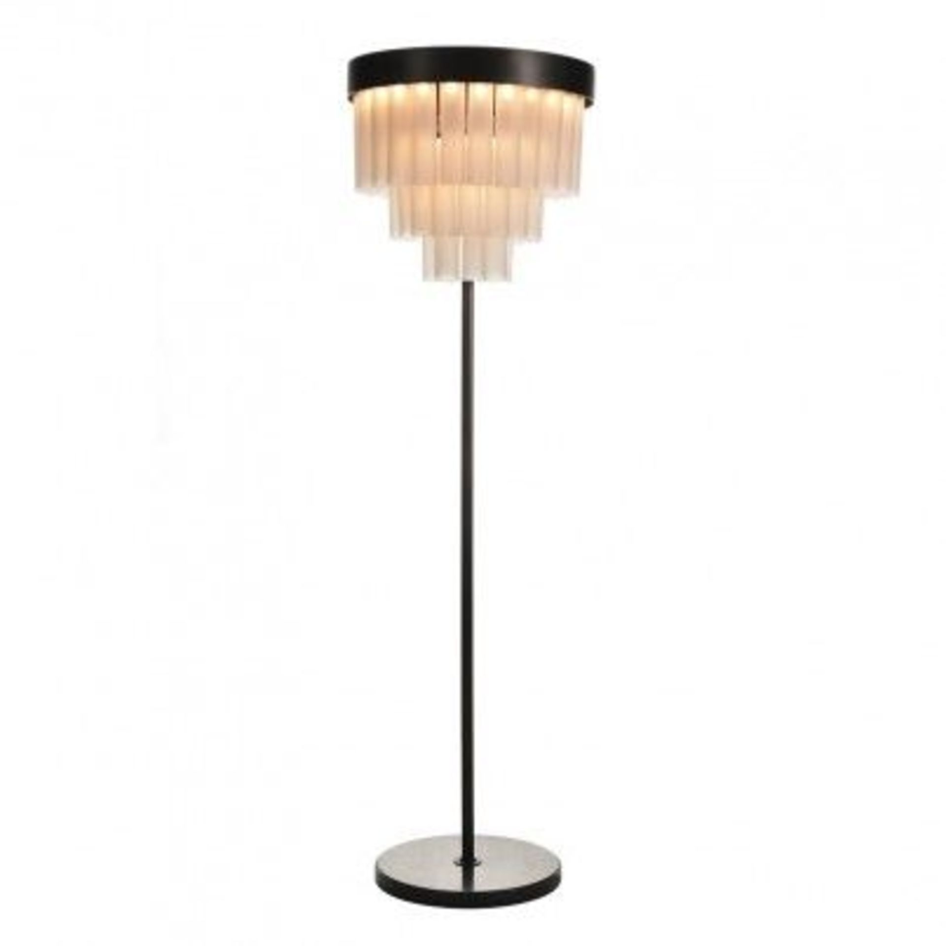 Empire Floor Lamp-Matt Black The Empire Lighting Collection is inspired by the beautiful light - Image 2 of 2