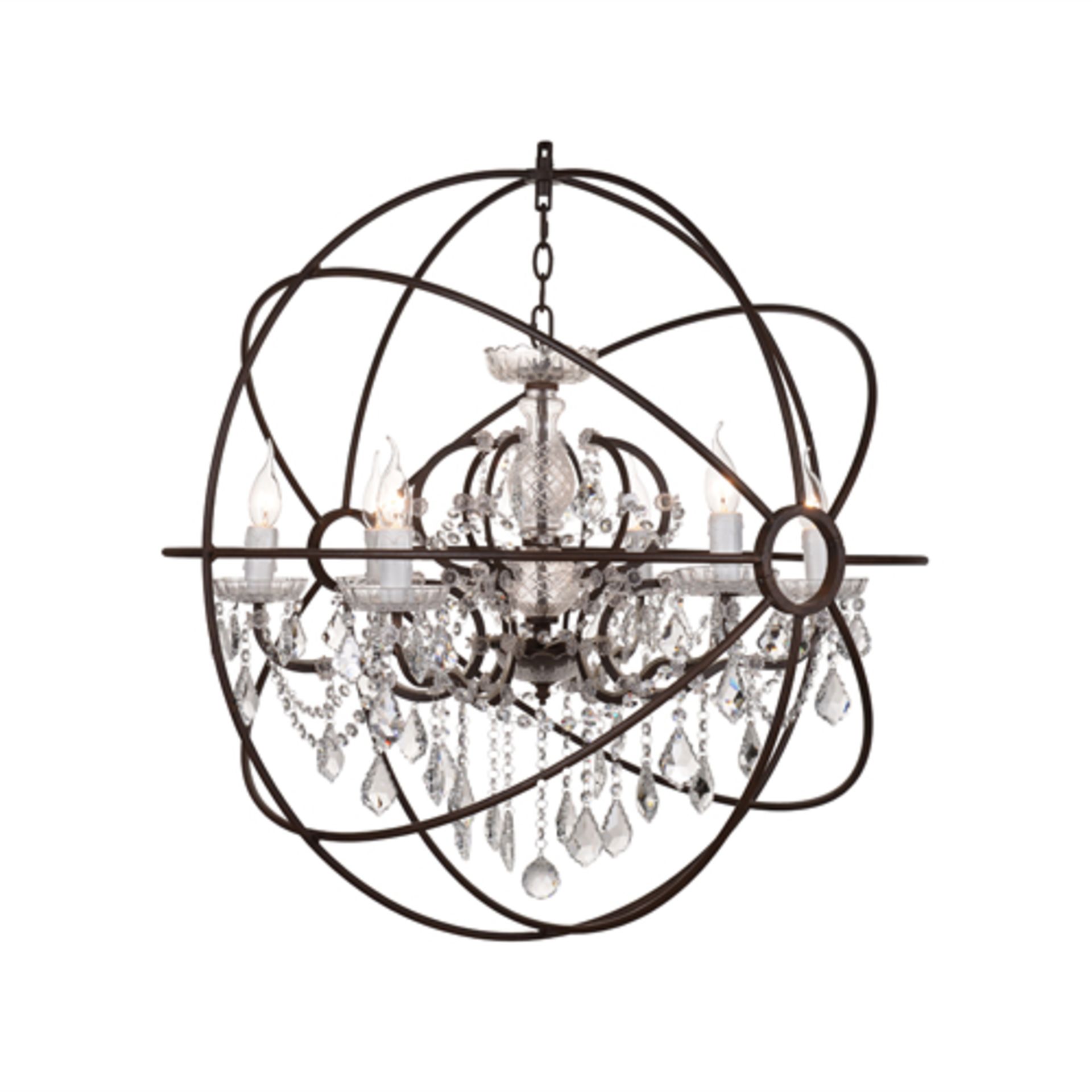 Gyro Crystal 32 Chandelier 83cm The Gyro Crystal Lighting Chandelier Is Inspired By Nineteenth - Image 2 of 2