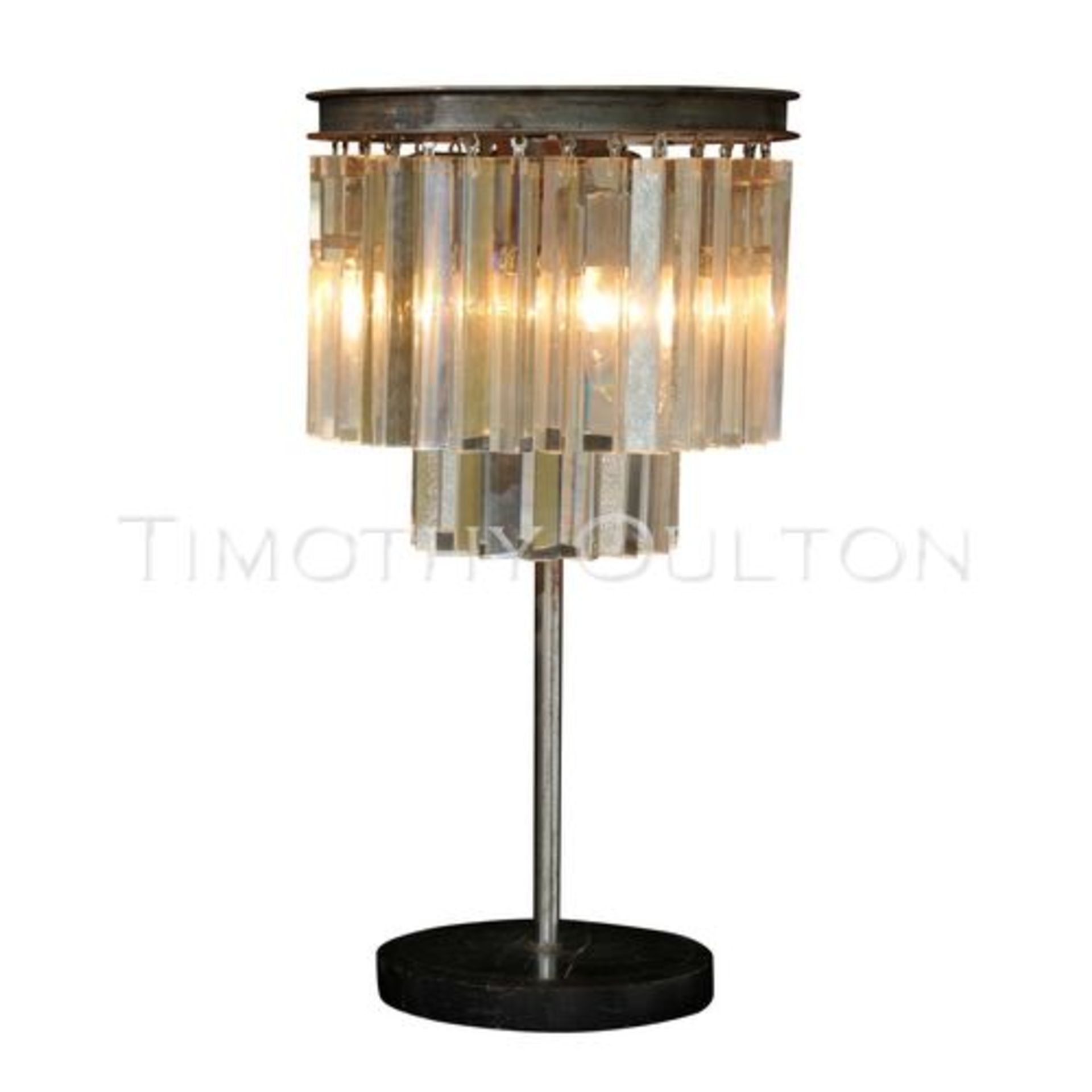 Odeon Table Lamp-Natural 35 5 X 35 5 X 66cm The Odeon Lighting Collection Is A Modern Day - Image 3 of 3