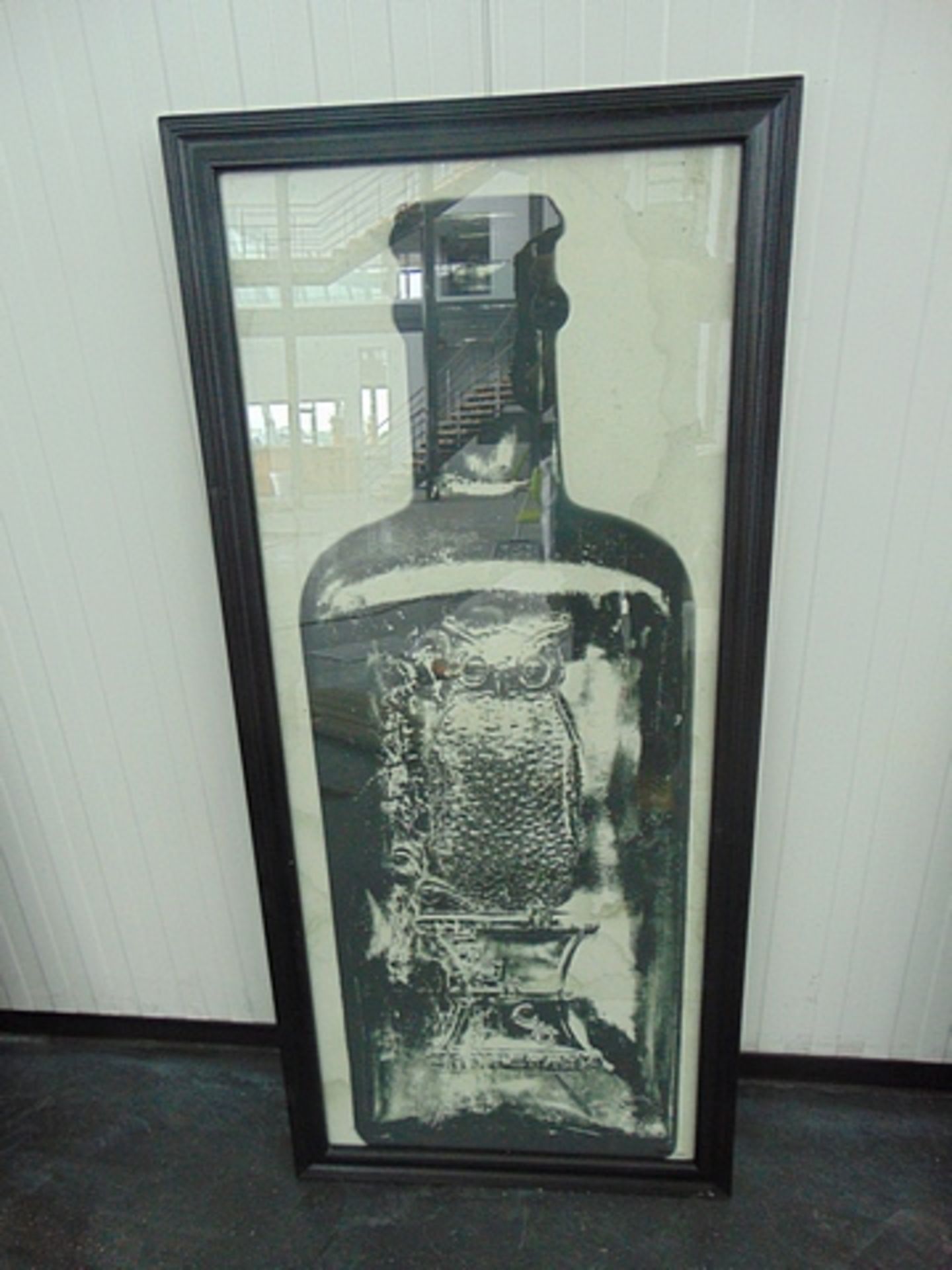 Graphics Copper Bottle 3 Black Wood 59 X 3 X 130.5cm