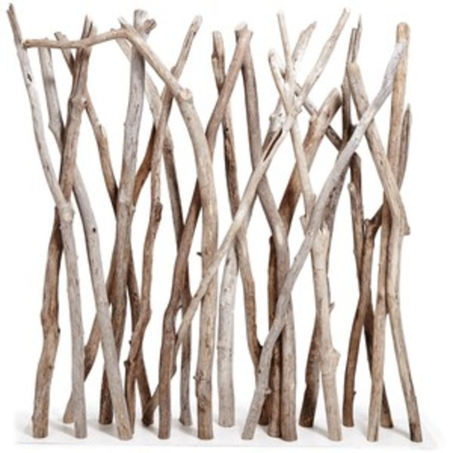 F273 Alcove Driftwood Screen Outline Screen Driftwood satin lacquered steel