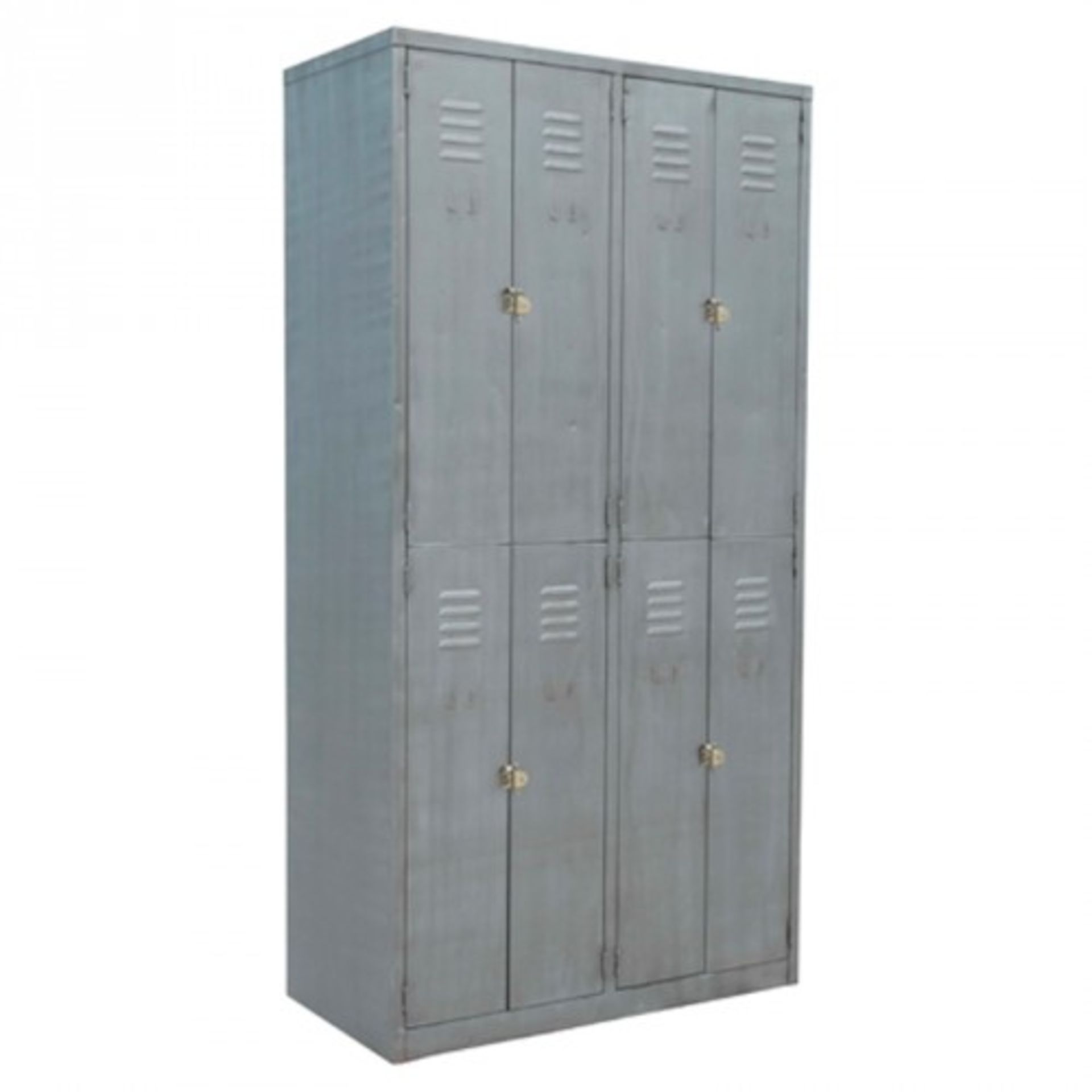 American Lockers 8 Doors Buff Steel A Throwback The School Hall Storage Solutions Of Yesteryear