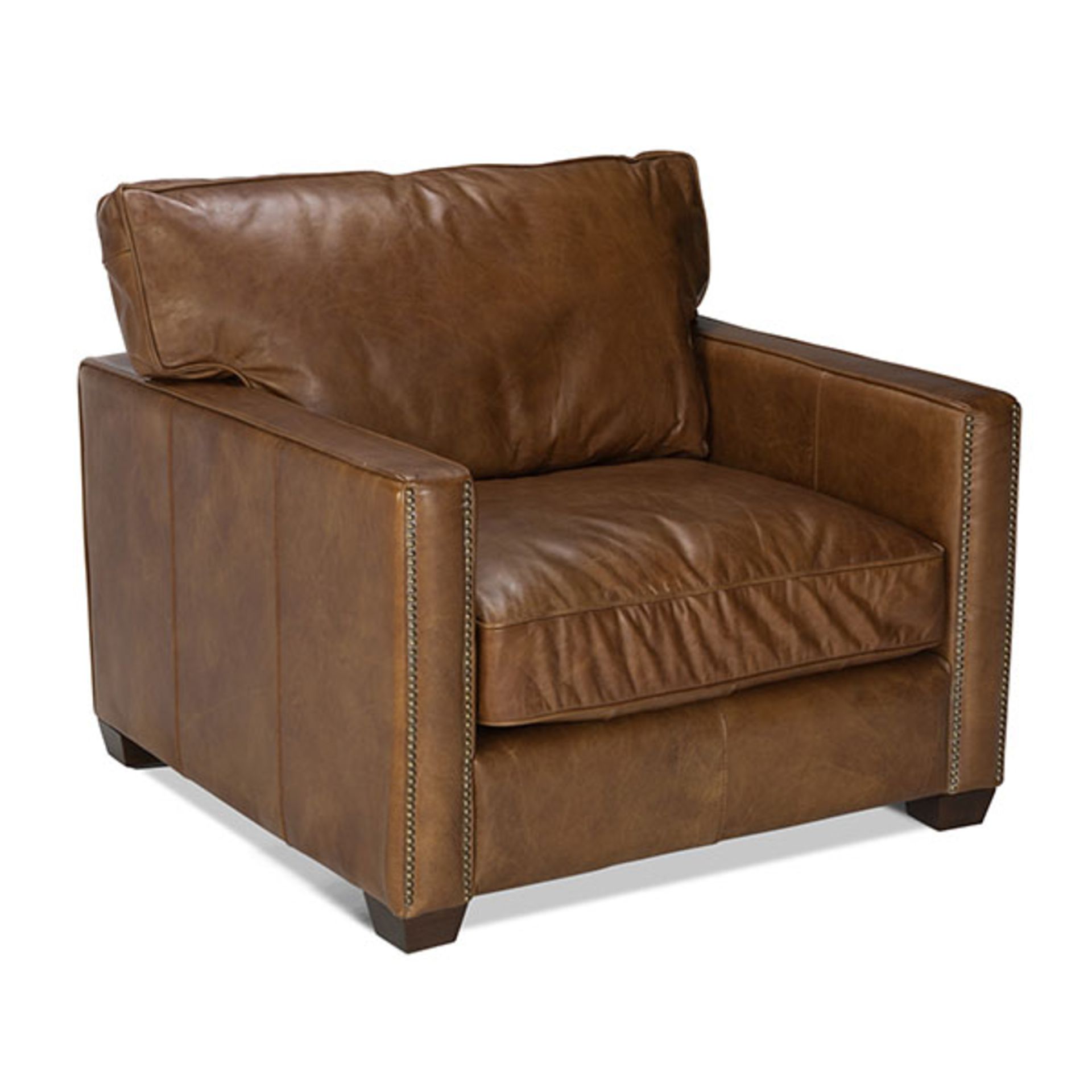 Viscount William Sofa Single Seater Its Strong Rectangular Shape Is Softened With The Elegant - Image 2 of 2