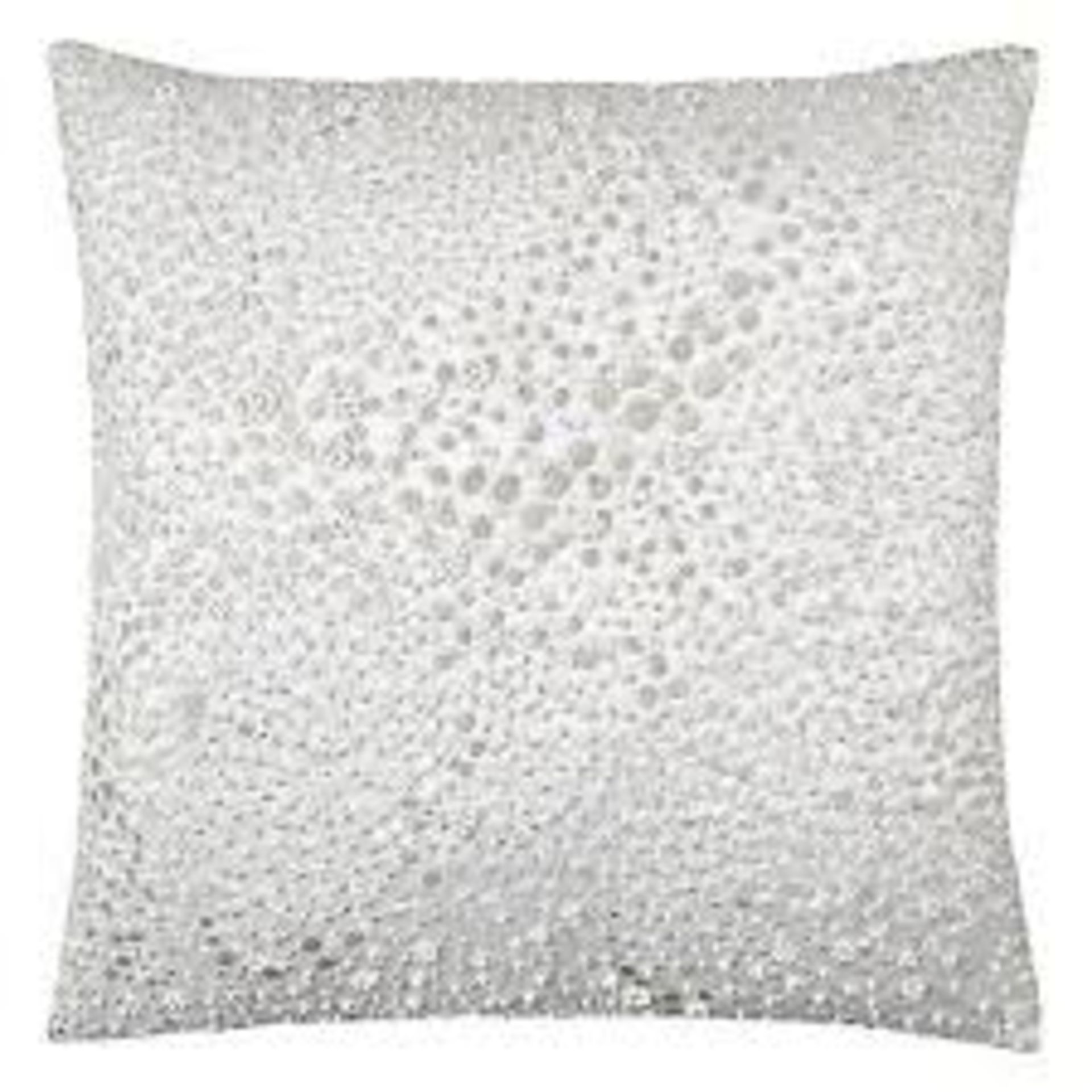 Rugger Cushion 40x40 Small Upholstered in Wrecked White 40 X 40 X 8cm - Image 2 of 2