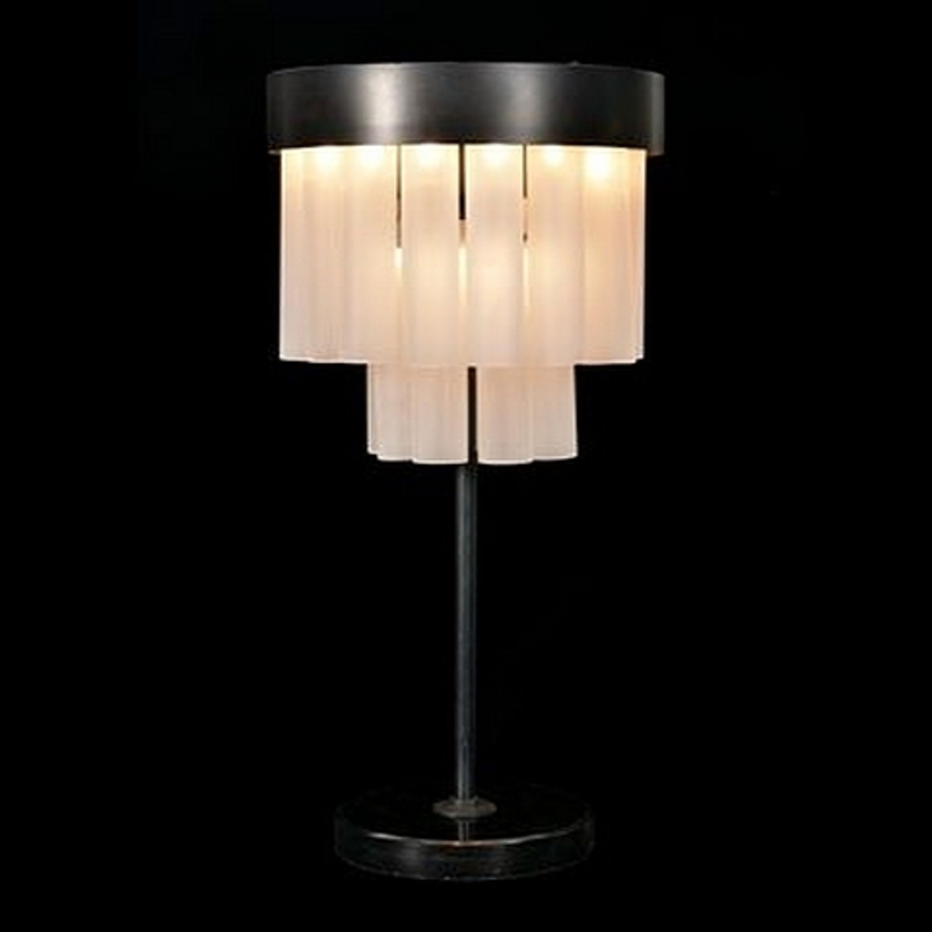 Empire Table Lamp-Matt Black 36 5 X 36 5 X 70cm