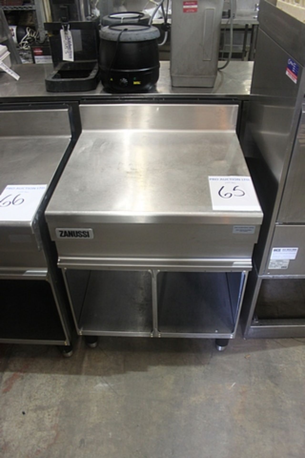 Zanussi model 15500 stainless steel infill unit 700mm x 740mm x 970mm