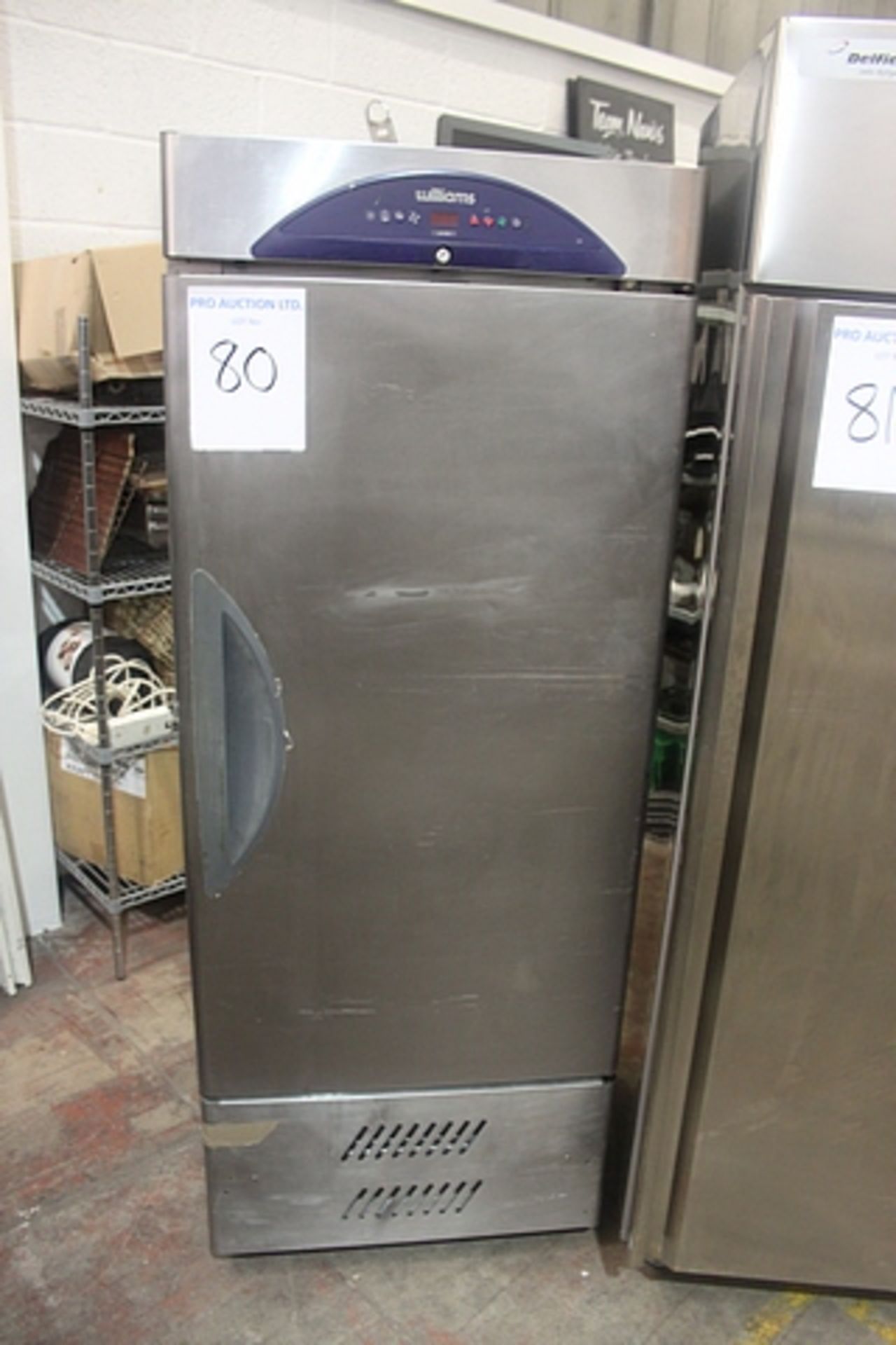 Williams LJ1SA stainless steel commercial upright freezer capacity 620 litres / 21.9 cuft