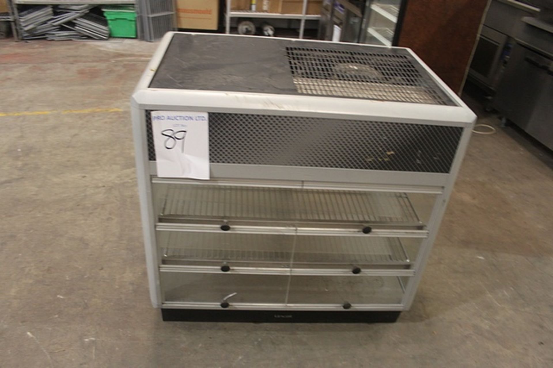 Lincat D6R100S refrigerated merchandiser back service or self service extruded aluminium frames &