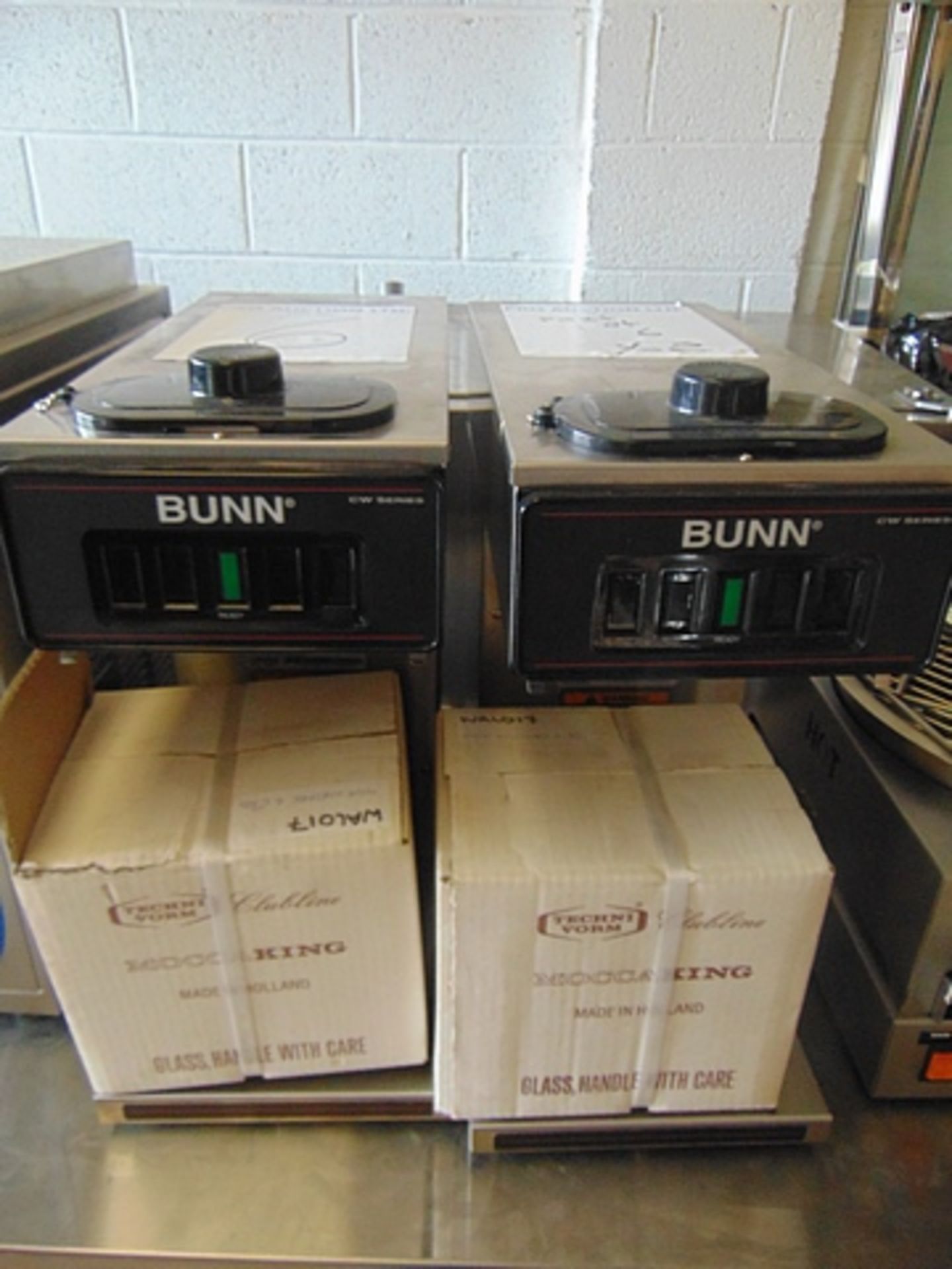 2 x Bunn coffee machines model CWA-TCCE