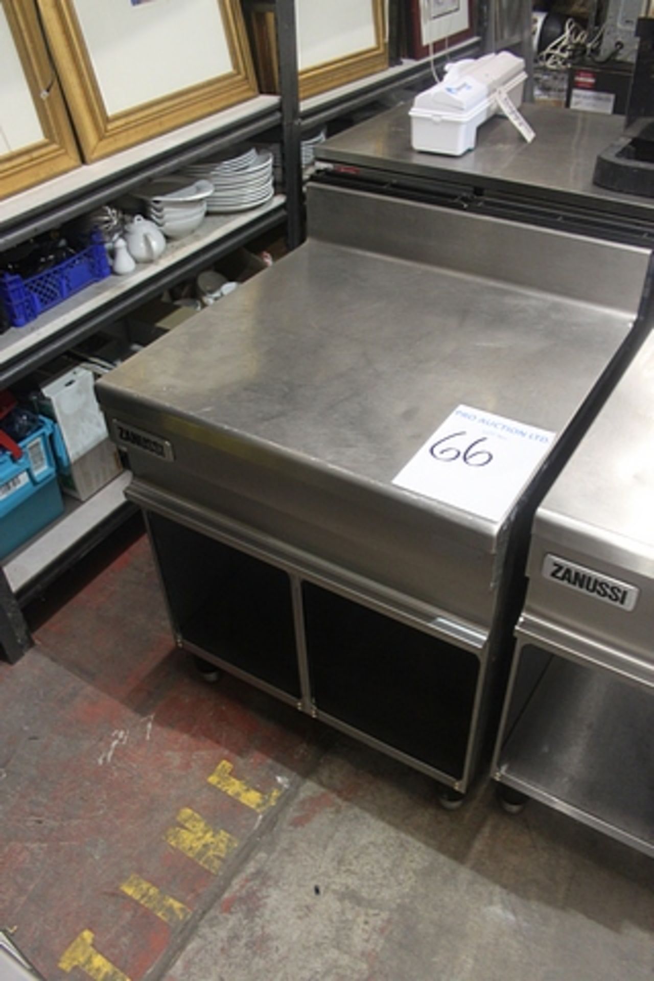 Zanussi model 15500 stainless steel infill unit 700mm x 740mm x 970mm