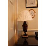 2 x lamps - 1 x large urn style table lamp and 1 x small urn table lamp