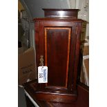 A Georgian style mahogany single door cabinet 380mm x 400mm