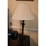 3 x lamps - 1 x swan neck brass finish 1 x brass swivel table lamp and 1 x Corinthian style table