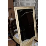 3 x light wood framed wall mirrors 600mm x 920mm