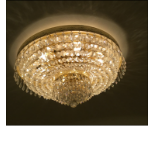 Theresa Crystal Ceiling style ceiling light a stunning French gold finish flush mount with high