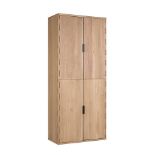 Hinge Cupboard 100x50cm Pure Oak 100.6x50.3x230cm RRP £ 3432