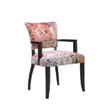 Mimi Dining Chair W/Arm Faded & Degraded Udge & Black 60x66x89.5cm RRP £ 672