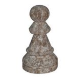 Veg Rack Chess Pawn (12") Old Distemper(X3)