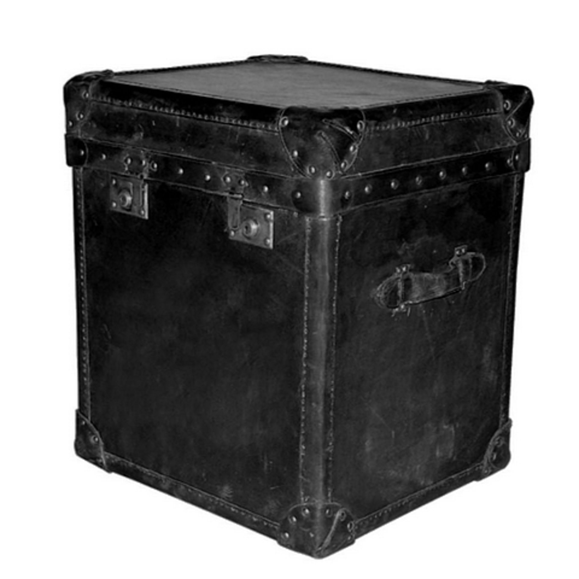 London Trunk Black Steel