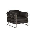 Lexi Sofa 1 Seater Maracana Black & Brushed Steel 92x82x76cm RRP £ 2619