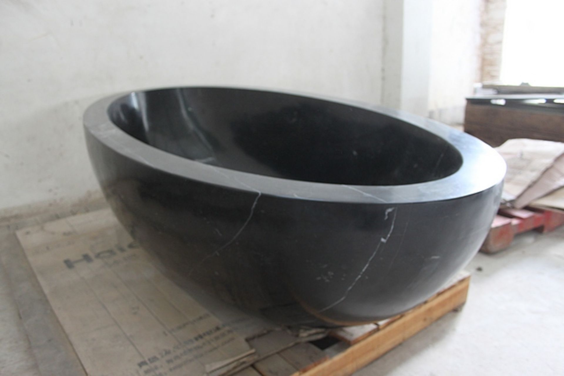 Black Marquina Marble Bathtub - Image 3 of 4