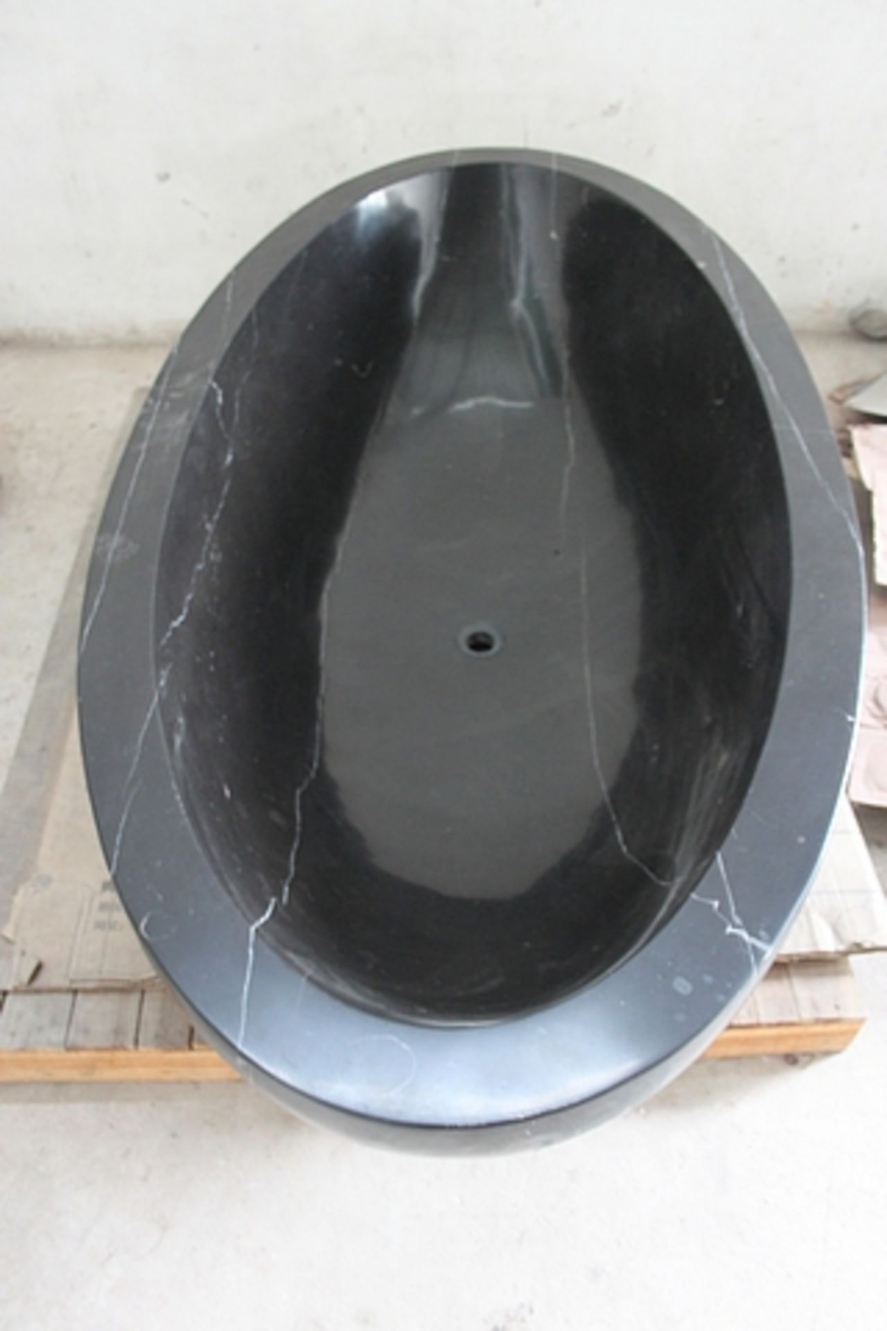 Black Marquina Marble Bathtub - Image 2 of 4