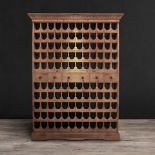 Kitchen Large Wine Rack 2.55h Genuine English Reclaimed Timber 187x38.5x254cm RRP £ 7530