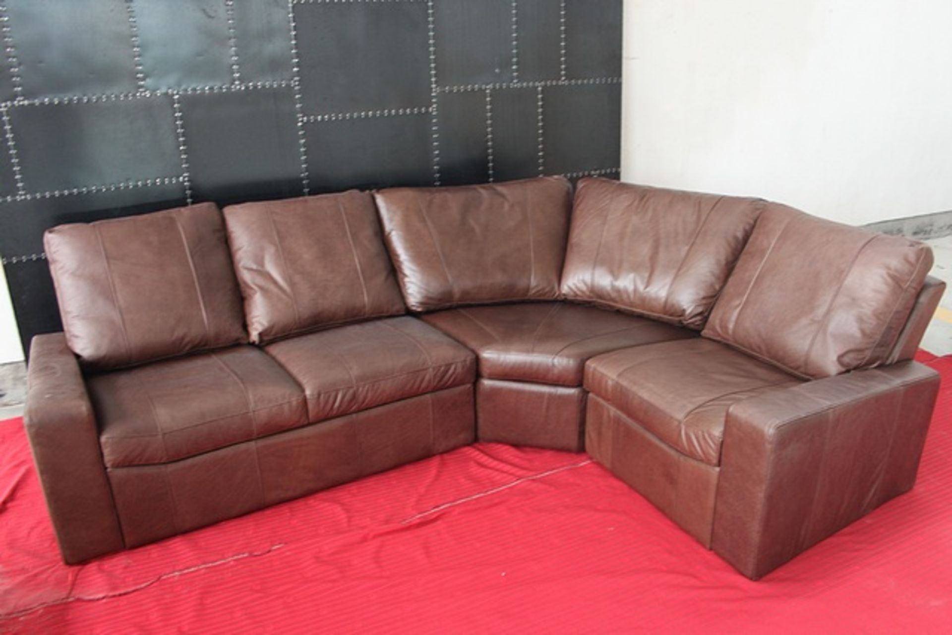 Crosby Y Sectional Suite Comprising Of Corner Nap.Choco 171x106x88cm RRP £10040 - Image 4 of 7