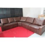 Crosby Suite Set Comprising Of Sofa 1 Seater Maracana Dark Brown 102x96x88cm RRP £10965