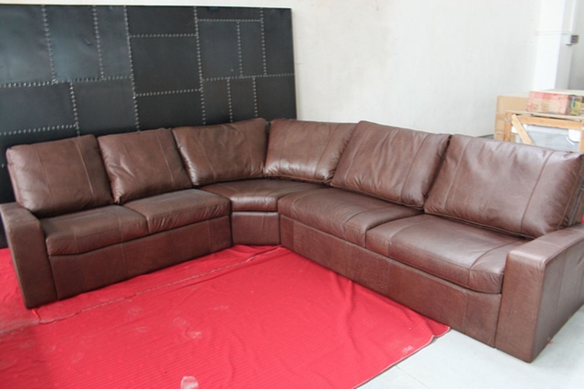 Crosby Suite Set Comprising Of Sofa 1 Seater Maracana Dark Brown 102x96x88cm RRP £10965