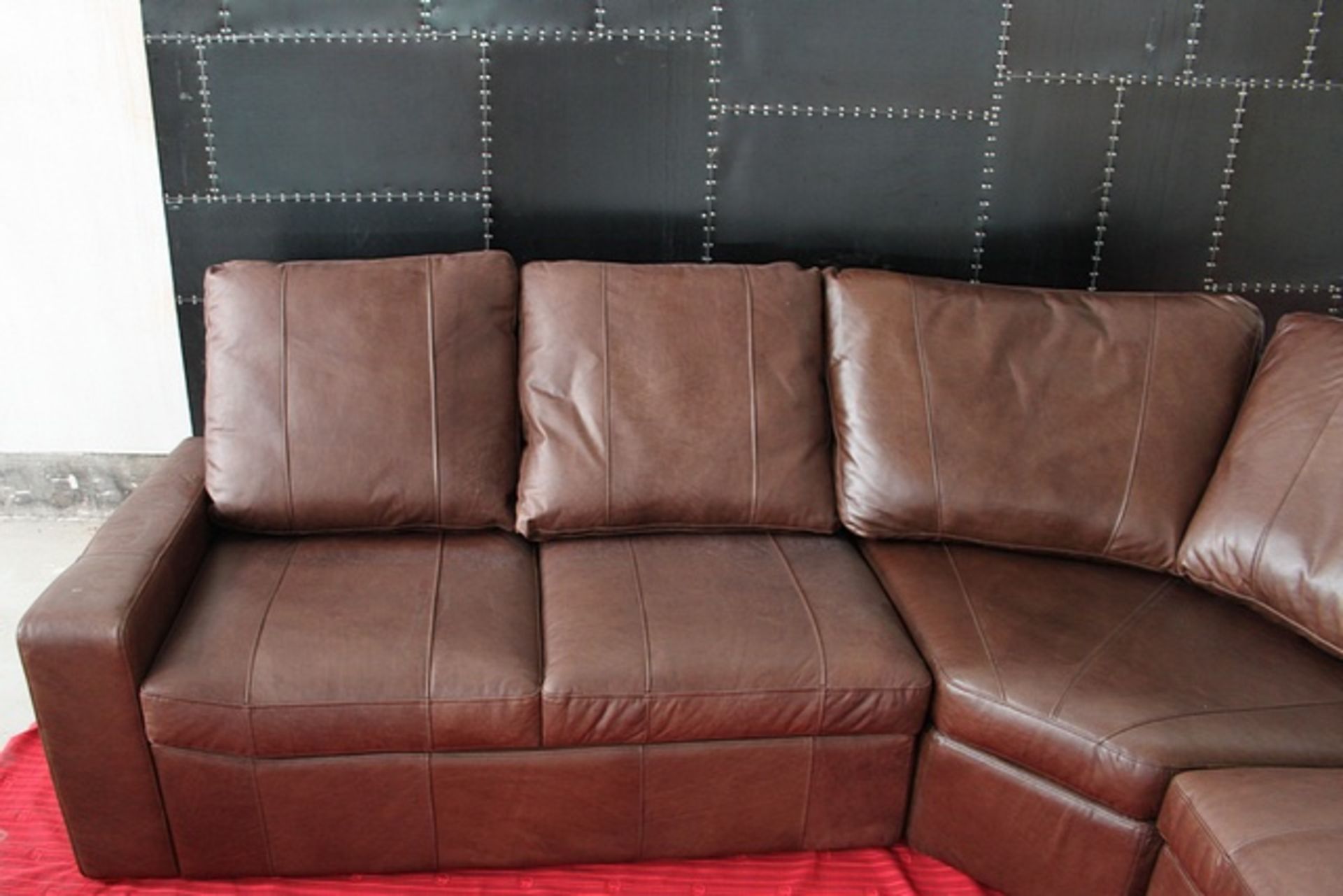 Crosby Y Sectional Suite Comprising Of Corner Nap.Choco 171x106x88cm RRP £10040 - Image 2 of 7