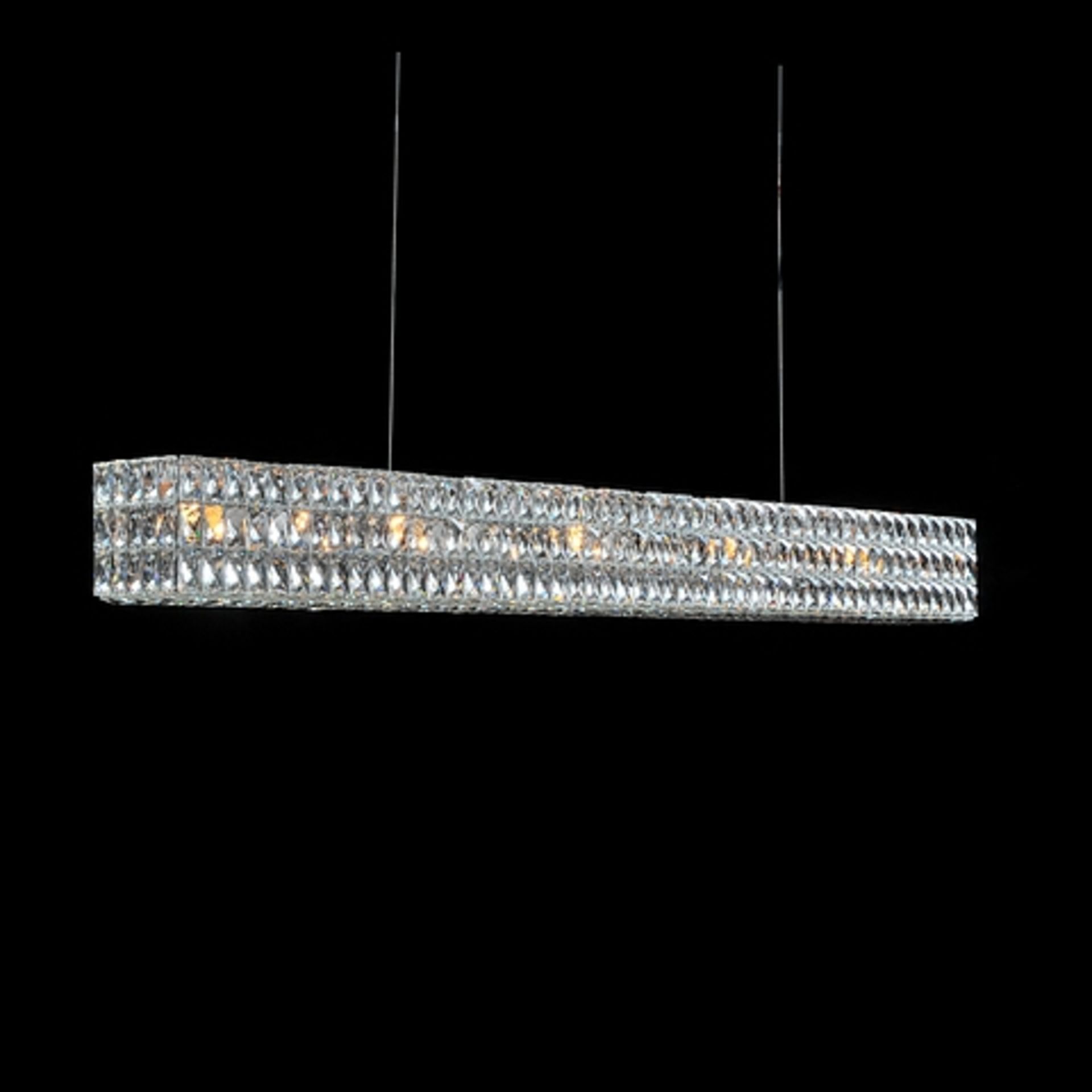 Galaxy Rectangular Pendant Lighting 155cm Brilliant(Uk) 153.5x17.2x16cm RRP £ 3615