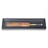 Cricket Bat Shadow Box Black Wood (X2)