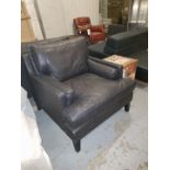 Canson Sofa 1 Seater Maracana Black 96x98.5x85cm RRP £ 1872