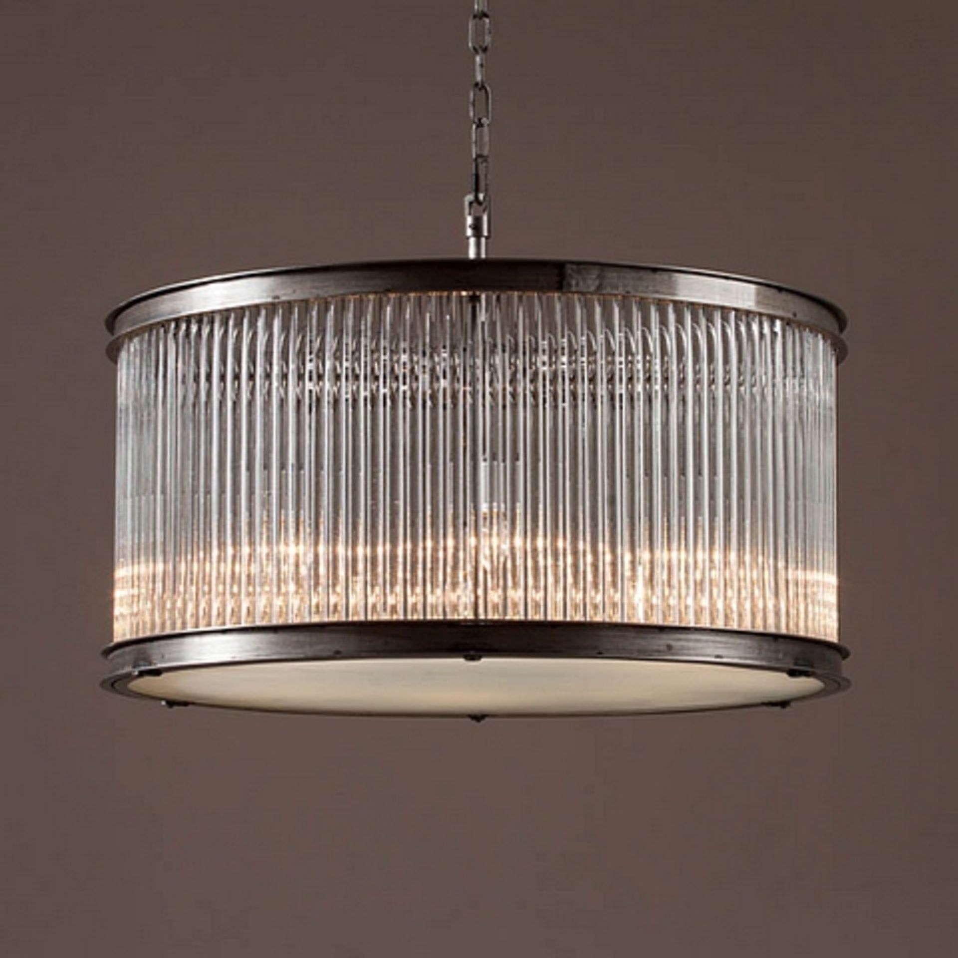 Rod Medium Chandelier Nat. (Uk Wiring)