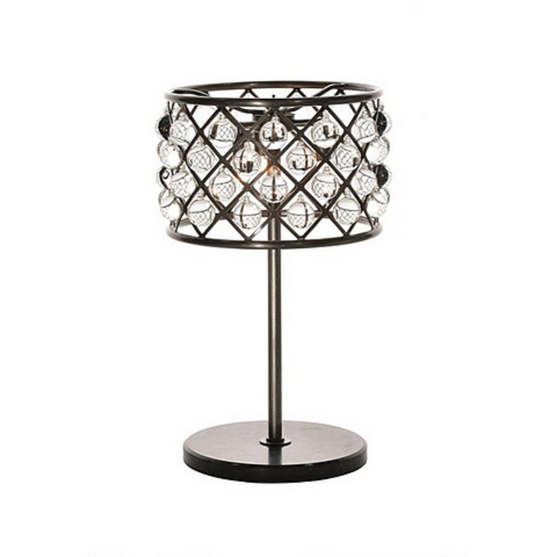 Zig Zag Table Lamp (40cm) Nat(Uk)