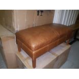 Reggio Large Footstool Ride.Nut 105x53x46cm RRP £ 885