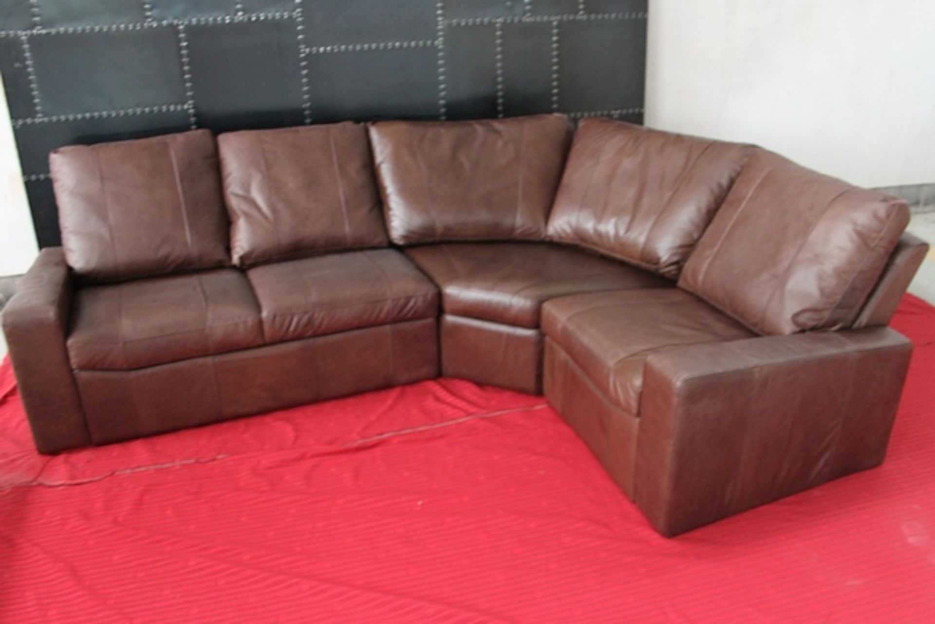 Crosby Y Sectional Suite Comprising Of Corner Nap.Choco 171x106x88cm RRP £10040