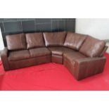 Crosby Y Sectional Suite Comprising Of Corner Nap.Choco 171x106x88cm RRP £10040