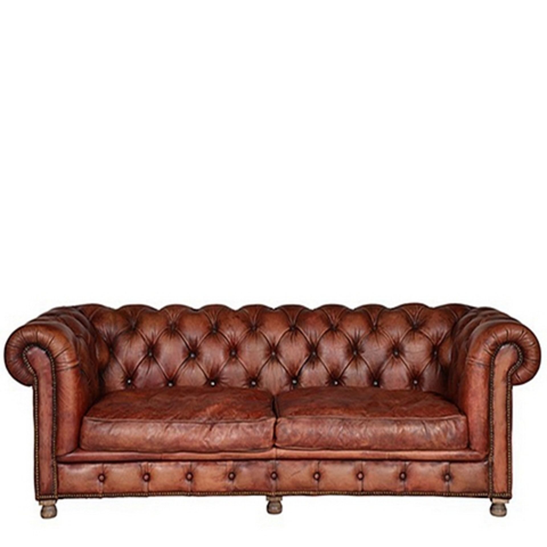 Westminster Feather Sofa 2 Seater Vagabond Red