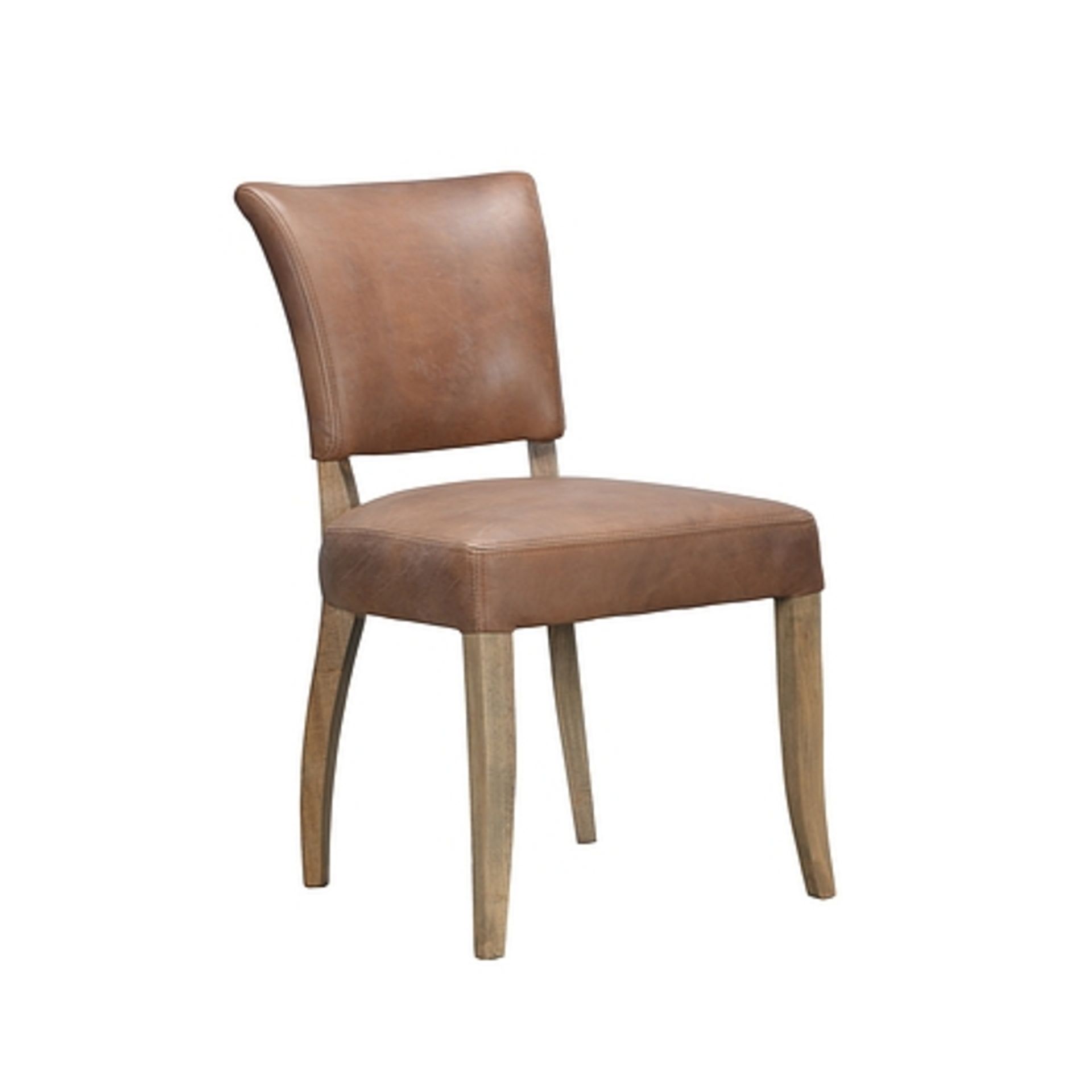 Mimi Dining Chair M.Choco & Weathered Oak 51x65x89cm RRP £ 375